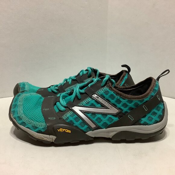 Women’s New Balance Minimus Trail 10V1 Running Shoes Green Vibram WT10CG Size 8 - Picture 3 of 11